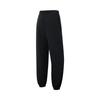 Li Ning Fitness Series Casual Simple Solid Color Ice Silk Quick-Dry Cool Anti-Ultraviolet Cuffed Elastic Knitted Sports Pants Women bottoms AKYV196-1