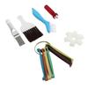 Air Conditioner Fin Cleaner Set 3 Different Fin Comb Condenser Fin Straightener and 2 Different Brush Condenser