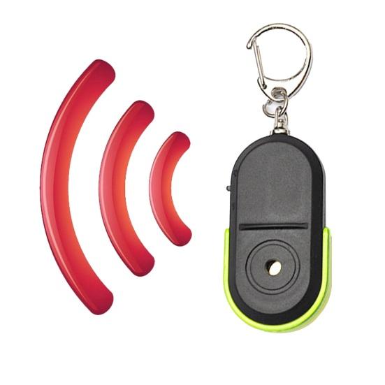 Fluier localizator chei cu senzor audio Găsire ușoară a cheilor Echipament anti-pierdere Duritate ridicată Lumină de noapte Localizator chei