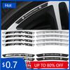 Karštos 2025 m. 4 vnt. aliumininiai automobilio ženkleliai, ratlankių emblemos, dekoratyviniai lipdukai Mercedes Benz Exclusive AMG W108 W124 W126 W140 W168 W