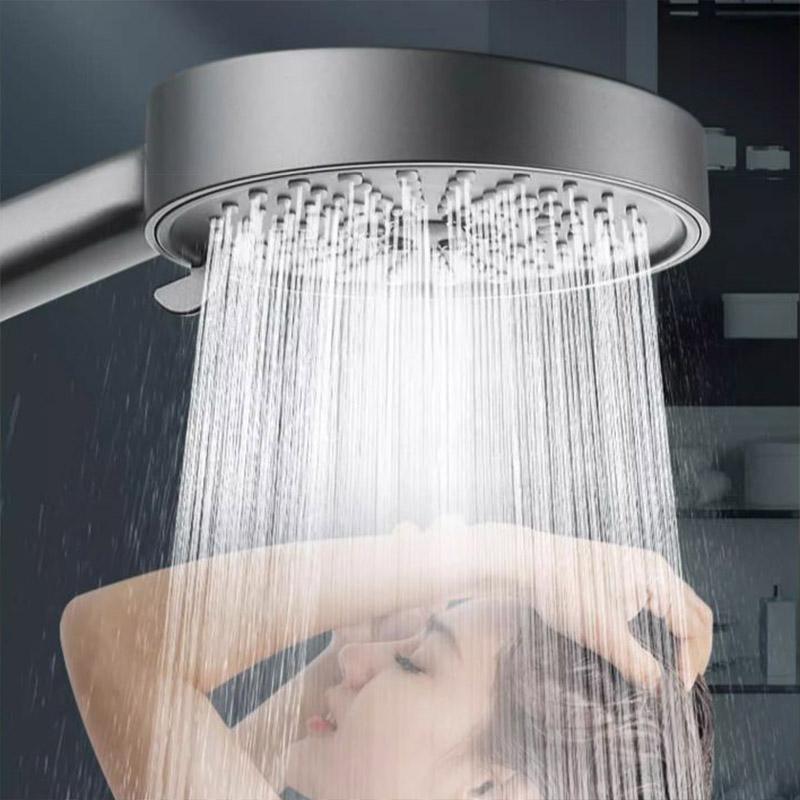 Pressurized Large Panel Shower Head 5 Modes Large Water Flow Multifunctional Bathroom Shower Head Set