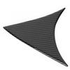 2PCS Rear Window Spoiler Side Wing Cover Trim Frame for Mazda3 Axela 2014 2015 2016 2017 2018 Carbon Fiber
