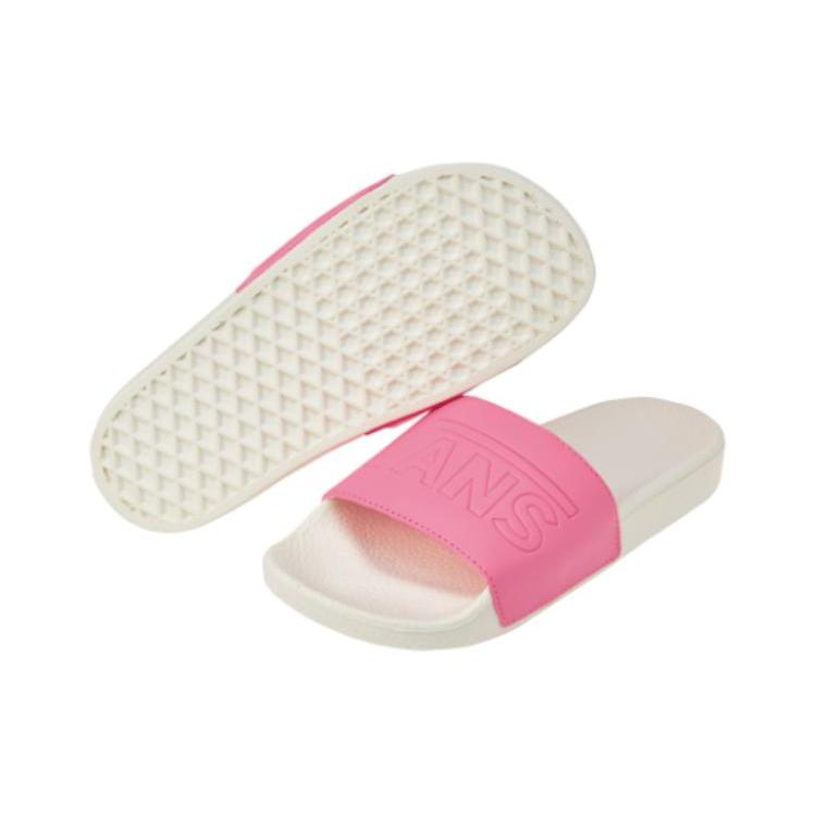 Vans Slide On Slippers 'White Pink' Women's VN0A45JQUV6
