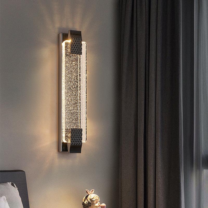 Postmodern Crystal Wall Lamp: Elegant Lighting for Living Rooms, Entrances, Aisles, Stairways, and Bedside Décor