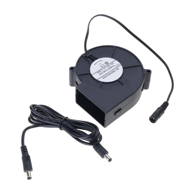  High Speed 2.94A 12V Turbos Blower for Outdoor BBQ Camping & 3D Printer Cooling