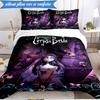 Gotische Leichenschönheit In Bloom 3-teiliges K-Pop Musikgruppen-Bettwäscheset, Ideal für Schlafzimmer, Wohnheim, Inklusive Bettbezug und 2 Kissenbezügen, Fan-Geschenke