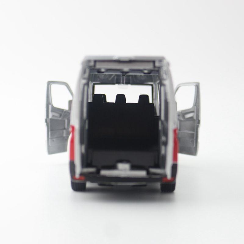 1:36 Benz Sprinter MPV Alloy Truck Car Model Diecast Metal Transport Dump Bus Commercial Car Vehicles Model Simulation Kids Gift