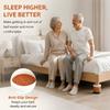 Furniture Lifts 4 Pack, Bed Leg Lifts with Recessed Grip Cup for Under Bed Cleaning and Common Home Furniture Use