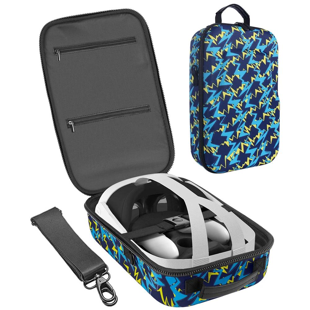 For Meta Quest 3 EVA Storage Bag Portable Box Travel Protective Carrying Case With Shoulder Strap for Meta Quest3 VR Accessories