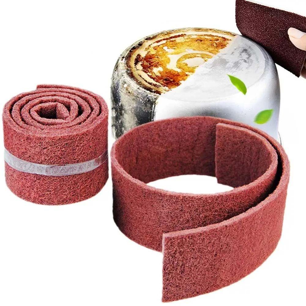 Rust Removal Emery Scouring Pad Grinding Emery Scrubber High Quality Nylon Scrubbing Cloth  Home