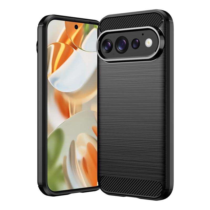 For Google Pixel 11 Case Carbon Fiber Silicone TPU Soft Rubber Phone Protector Case Google Pixel 11 Cover Pixel 11 Pro XL Case
