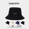 Japanese Style Wide Brim Fisherman Summer Hat - Sun Protection Fashion for Men & Women, Face Slimming Design.