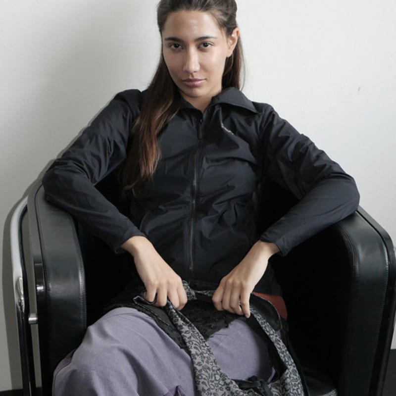 For Basic Satin Scrunchie_Large_Black