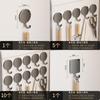 Magnetic Suction Hook Set For Kitchen Refrigerator No Drilling Multipurpose Organizer For Home Use