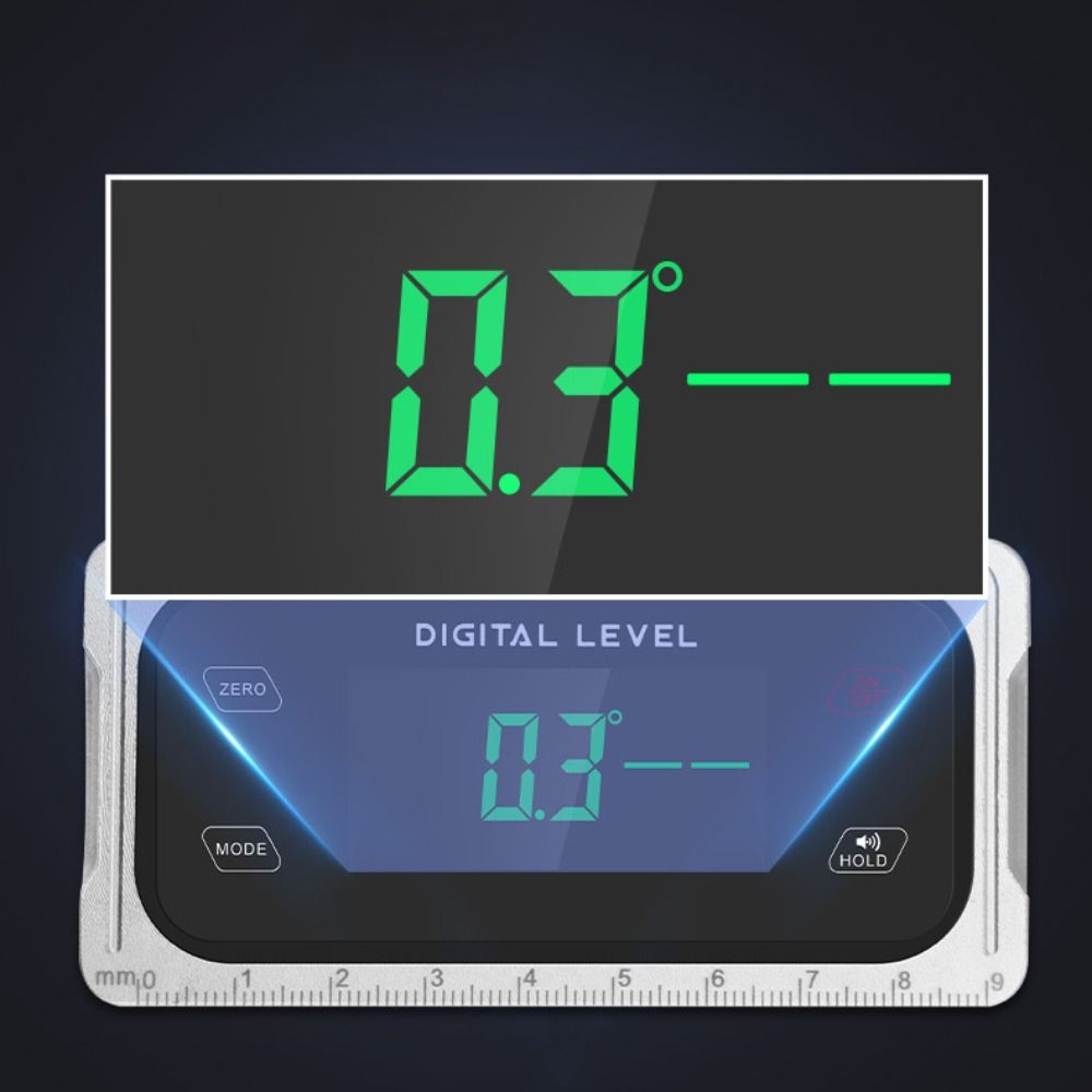 Digital Display Level Angle Gauge With Magnetic Base Angle Finder Inclinometer Box  Woodworking