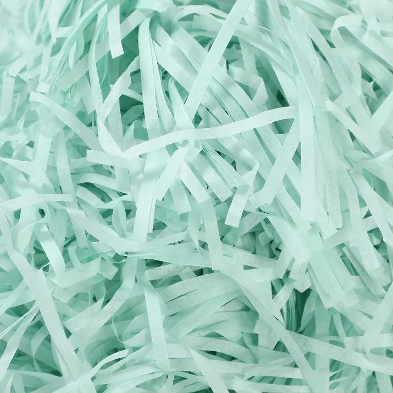 100/200g Colorful Raffia Shredded Paper Candy Boxes DIY Gift Box Filling Material Tissue Party Gift Packaging Filler Decor