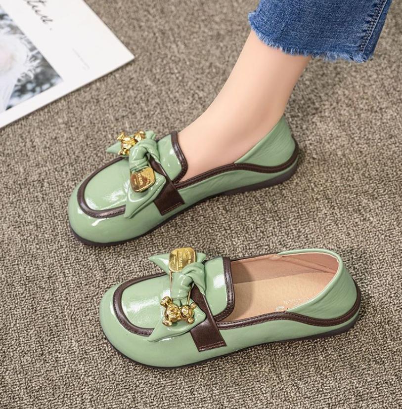 Woman Loafers Patent Leather Casual Female Sneaker All-Match Lolita Shoes Women Mary Jane Shoes Women British Style Nurse Shoes