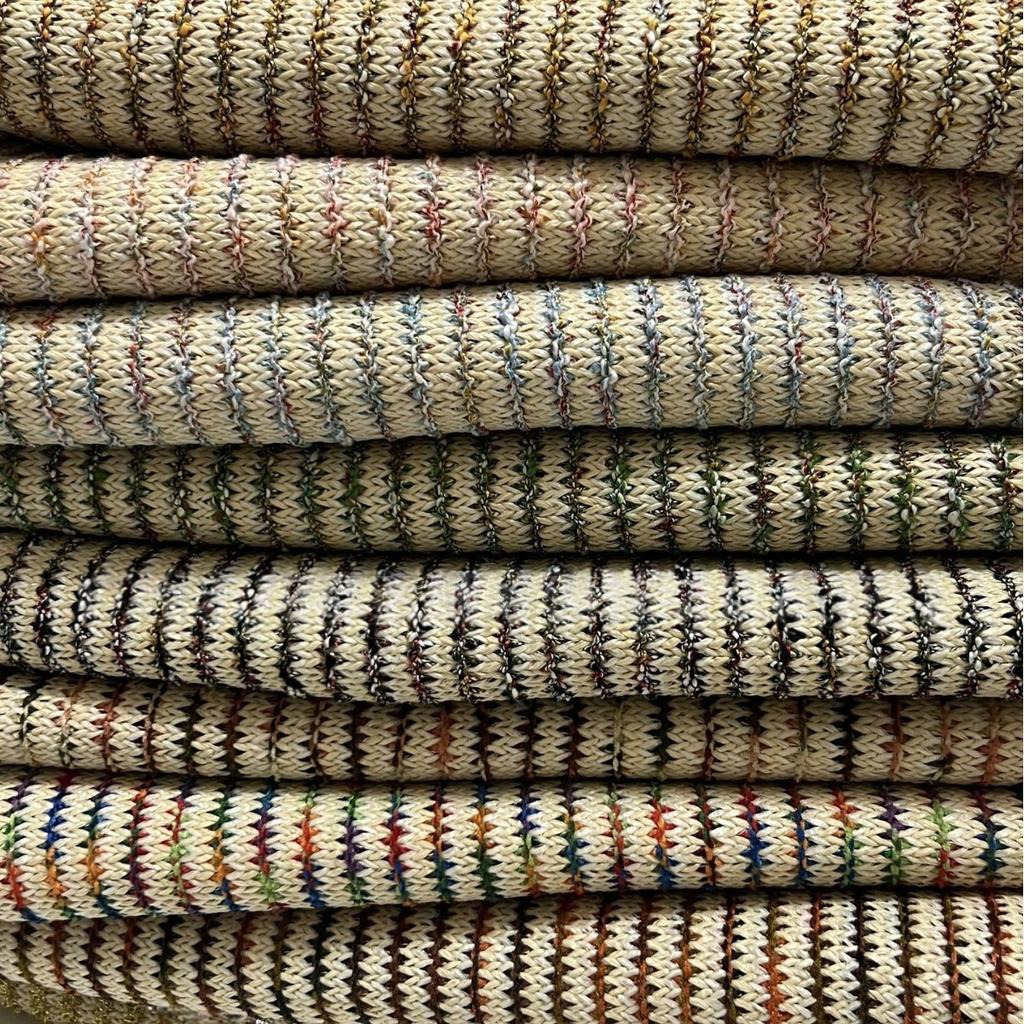 1yard Stripe PP Grass Raffia Woven Fabric PP Straw Fabric DIY Beach Straw Hand Bag Material Designer Fabric for Patchwork