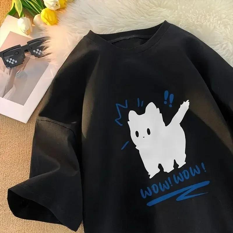 

Camiseta de talla grande para mujer ropa gráfica de Unisexga corta holgada e informal suave y cómoda transpirable deportes a S