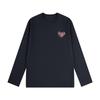 Women's 2025 American Style Pure Cotton Long-Sleeve T-Shirt: Loose Fit, Ideal for Autumn/Winter.