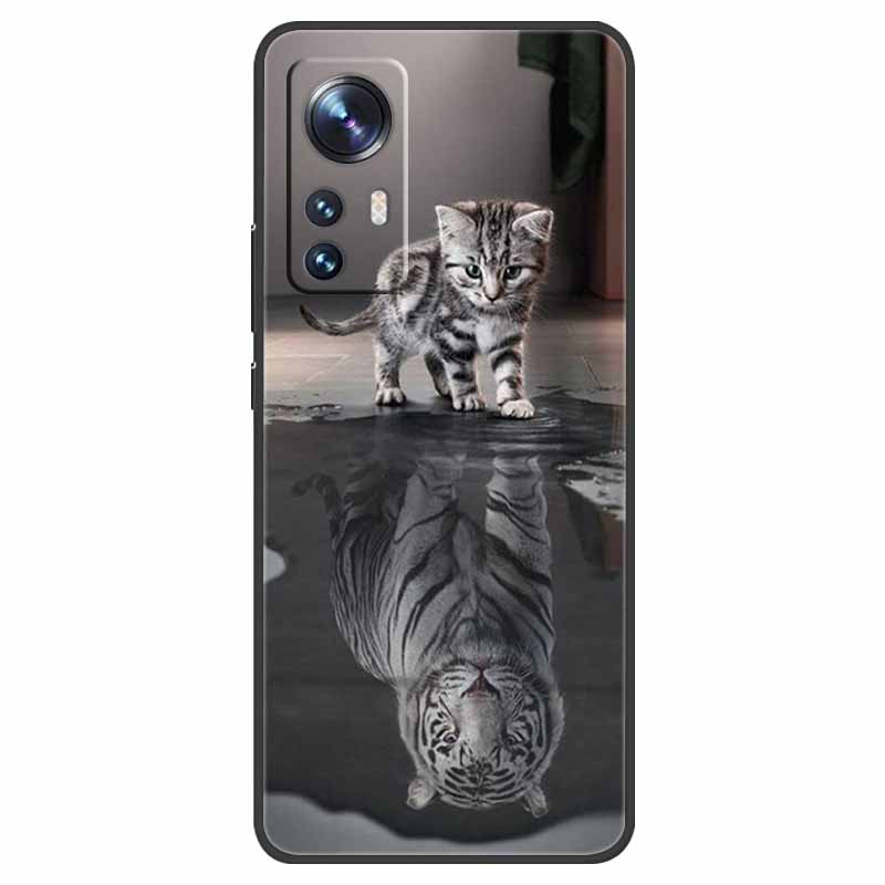 For Xiaomi 12 Lite 5G Case Shockproof Soft Silicone TPU Back Cover For Xiaomi Mi 12 Lite 5G Phone Case Mi12Lite 12Lite Cartoon