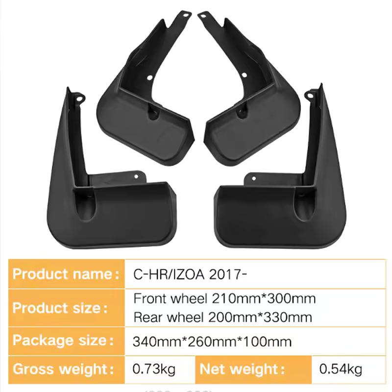 Pro Toyota C-HR CHR 2016 2017 2018 2022 2023 C HR AX10 AX50 Blatníky Blatníky Blatníky Rozstřikovací kola