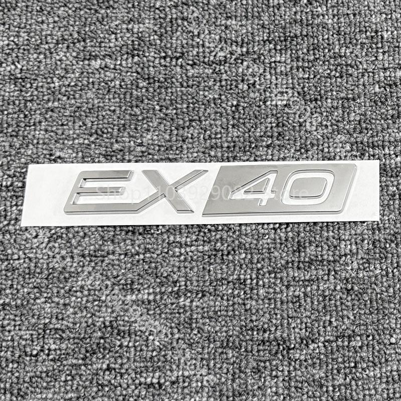 EX40 EX30 For Volvo EX40 EX30 Styling Accessories  Rear Trunk Tail Logo Sticker Emblem Deca