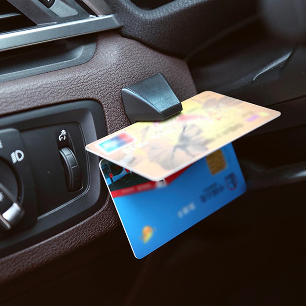 Auto Fastener Card Bill Holder Mount Portable Car Parking Card Clamp Desktop Stand Vehicle Card Fixed Holder Clips