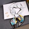Fashion Print Hair Ribbon Scarf Women Neck Tie Bag Scarfs Satin Silk Skinny Headscarves Ladies Foulard Floral Bands  New