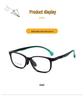 Stylish TR90 Eyeglass Frame for Kids - Lightweight, Comfortable PPSU Frame with Silicone Nose Pads for Students