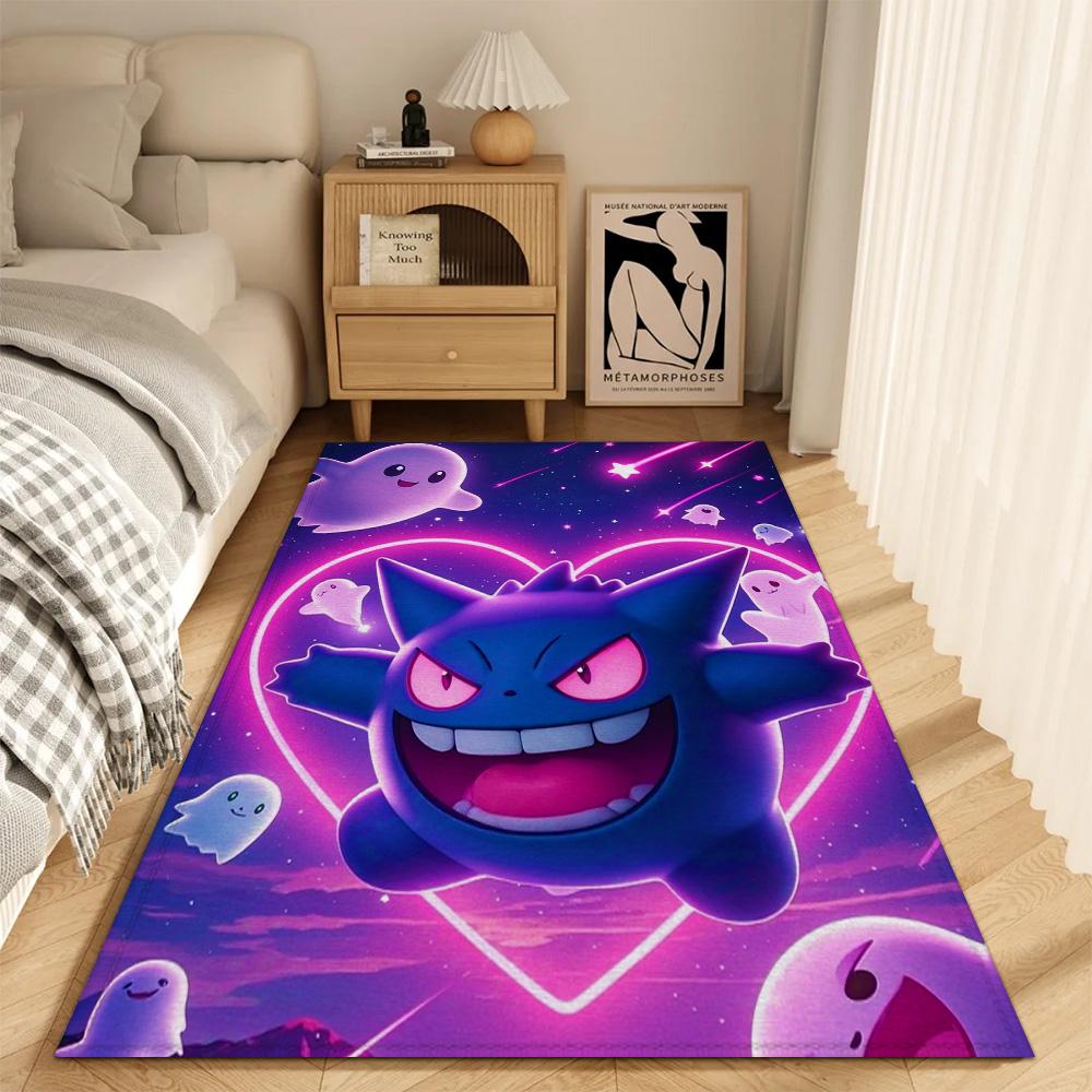Fashion Entrance Mat Living Room P-Pokemon Rugs Decoration G-gengar Balcony Floor Mats Bedrooom Carpet for Kitchen Door Bath Rug