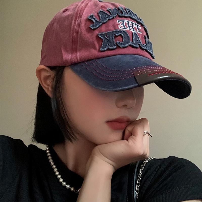 New Washed Cotton Peaked Cap For Men Women Fashion Letters Snapback Adjustable Baseball Caps Unisex Hip Hop Dad Trucker Hat