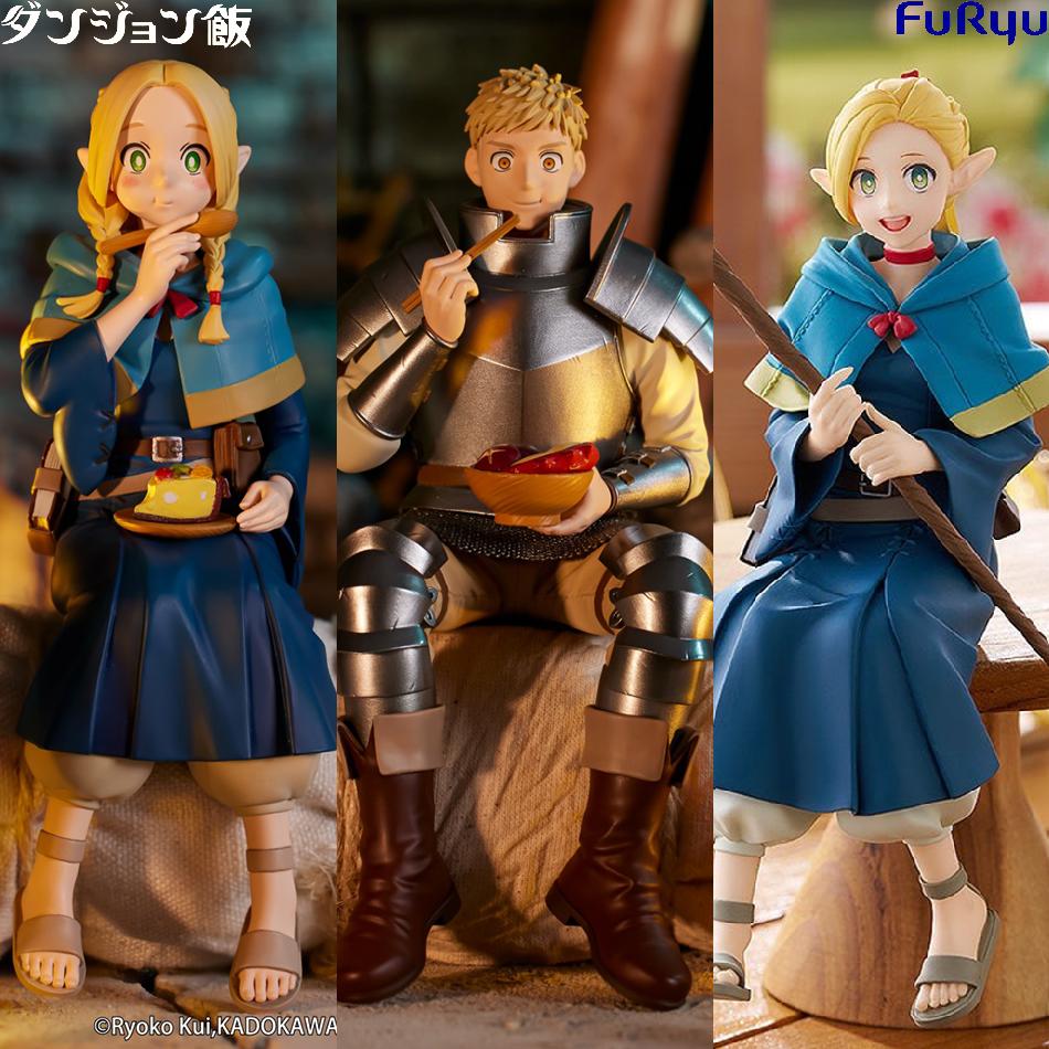14cm Good Smile Original Delicious In Dungeon GSC Meshi Marcille Laios Raiosu Anime Action Figure Noodle Stopper Model Toys Gift