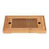 Asixx Chinese Tea Ceramic Water Storage Tea Tray Bamboo Rectangular Water Storage Tea Ceremony Tea Ceremony Chinese Tea Utensil Tea Tray Tea Stand