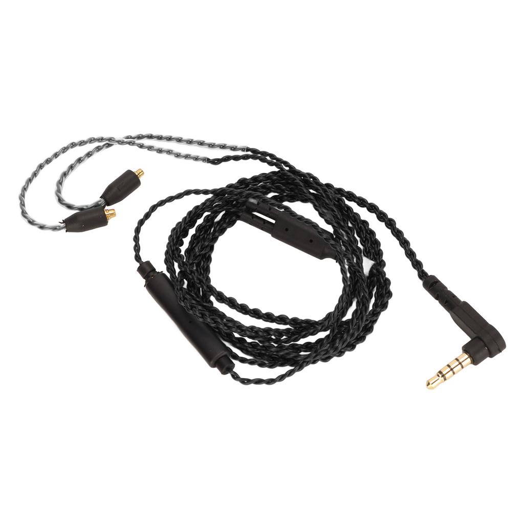 Ersatz-Kopfhörerkabel OFC-Kern Kopfhörerkabel mit Mikrofon Kompatibel für SE215 SE315 SE535 SE846