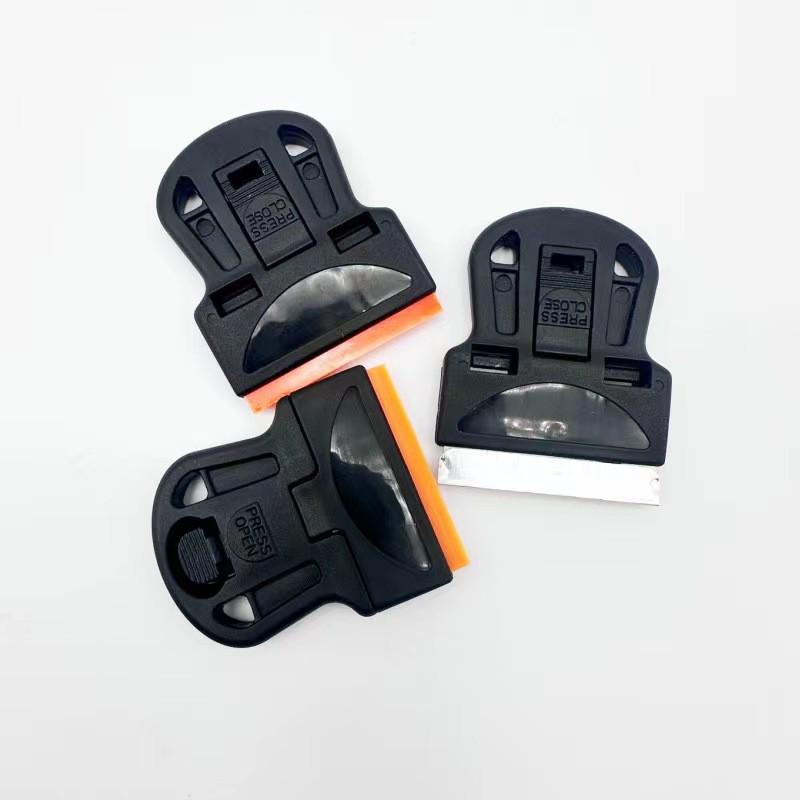 Mini Raspador de Cola de Cabeça Única para Vidro de Carro e Telas de Celular