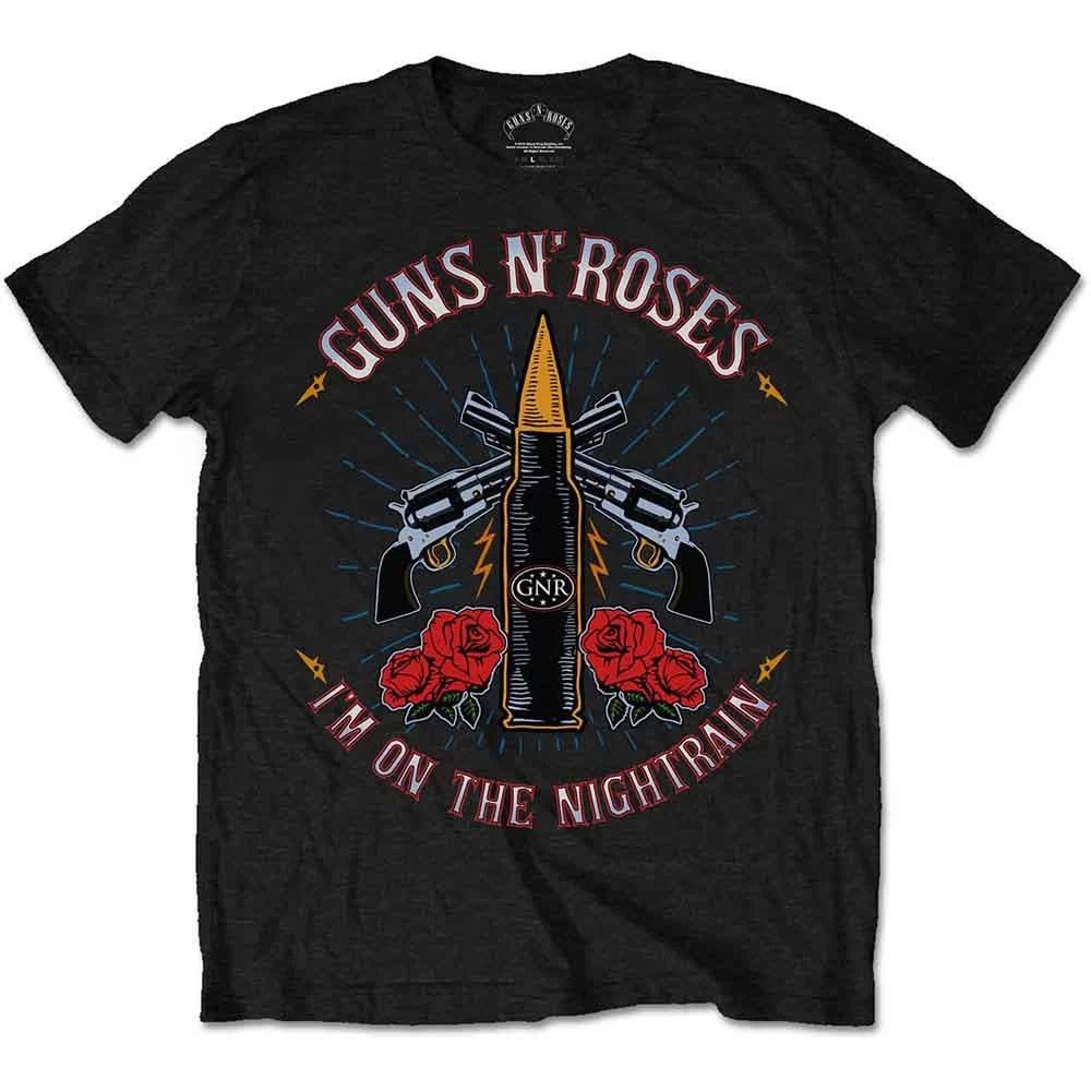 Guns N Roses Unisex TShirt Night Train Black XL
