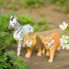 Wooden Animal Carving Decor Set With Handcrafted Art For Desktop Display And Gift Giving
