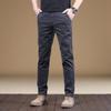 2024 Spring And Autumn Casual Men'S Spring And Autumn Plush/Regular Slimming Straight Tube Trendy Brand Business Ironless Versatile Long Pants