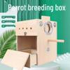 Вертикальний розплідний ящик для птахів: Гніздо та середовище для висиджування яєць для папуг, хвилястих папужок, какаріків