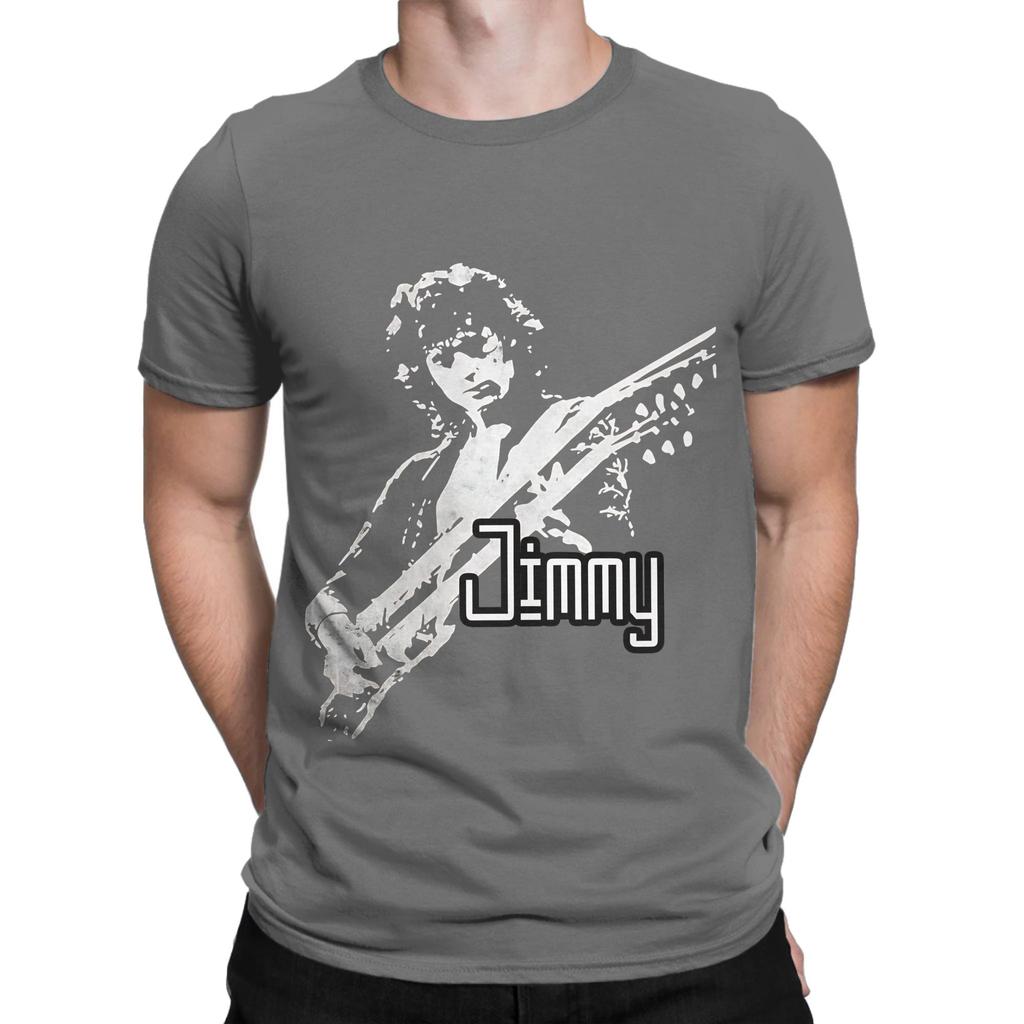 Jimmy Page Art Funny Graphic 100 Cotton TShirt Jimmy Page Tees Tops For Unisex