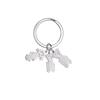 Personalized Keychain Custom Boy Girl Key Chain Family Mother Kid Child Gift For Woman Men Couple Stainless Steel Jewelry