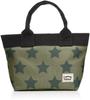 PORTA FORTUNA Tote BagLunch Bag with Star Pattern, 1901-4609, Khaki