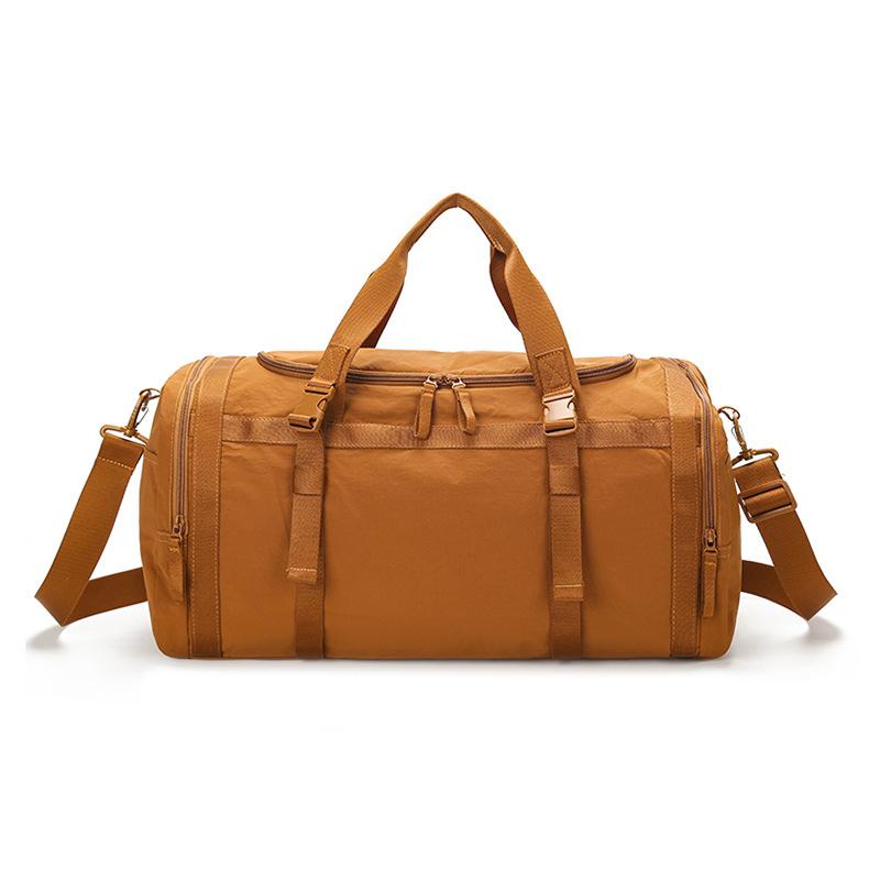 Leisure Sports Bag Dry Wet Separation Men's and Women's Fitness Bags Out Wearing Shoes and Hand-carrying Yoga Luggage Travel Bags