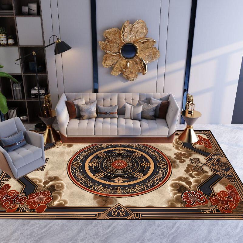 Persia Large Size Carpet Living Room Decoration Luxury Floor Mats Non-slip Bedroom Rugs Washable Lounge Computer Chair Mat