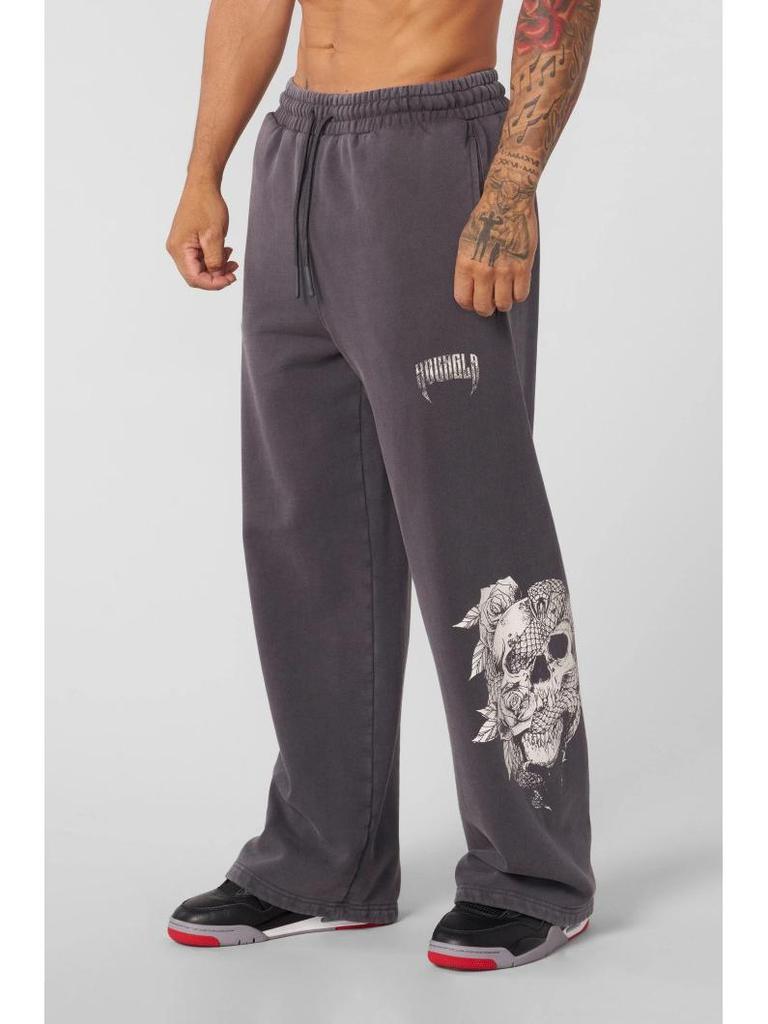 YOUNGLA American Streetwear Straight-Leg Joggers: High Street Casual Gym Sweatpants