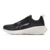 Li-Ning Comfortable Versatile Sports Shock Absorbing Wear Resistant Lightweight Low Top Casual Running Shoes Women sneaker Black AGLV222-1