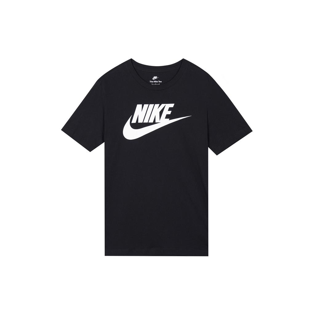 Nike T Shirts Men's Black Crew Neck Moderate Straight Fit BV0629-010