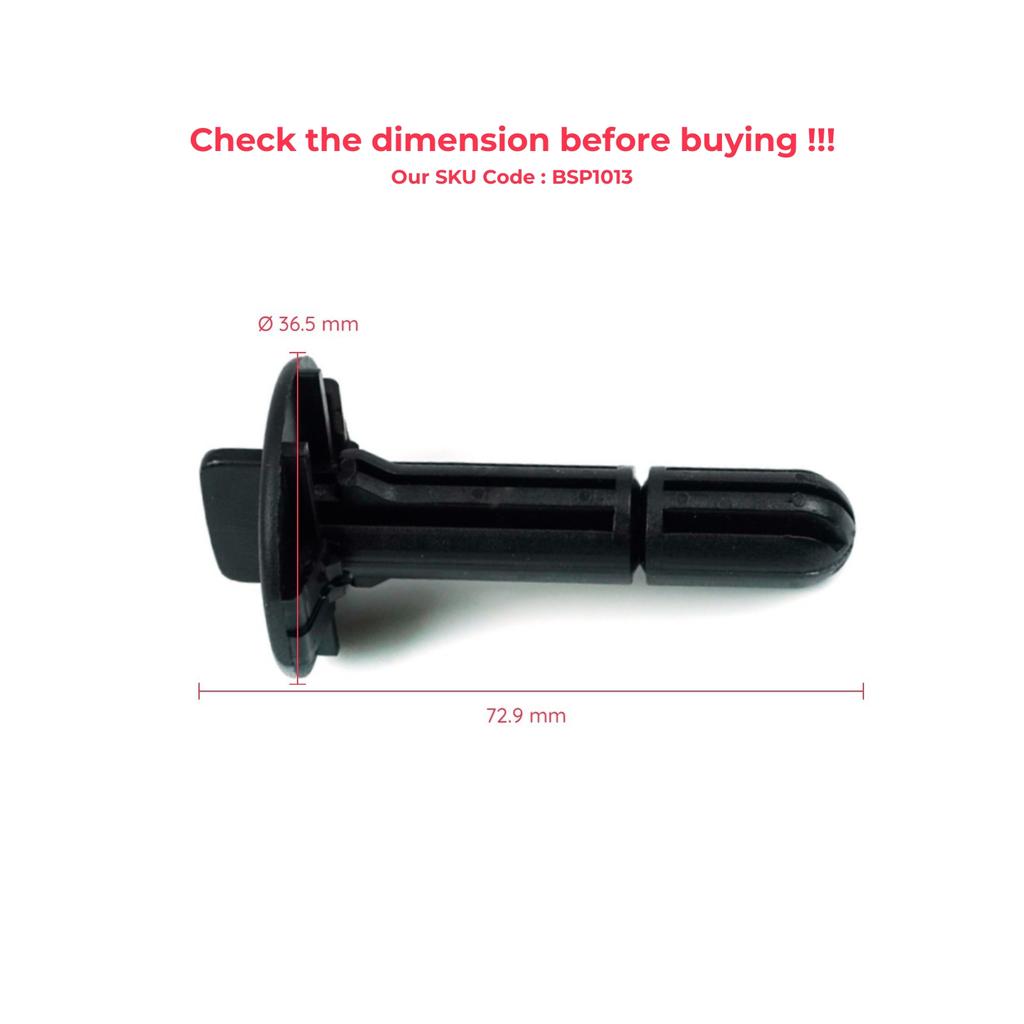 BSP1013 Radiator Pillar Fixing Pin 397880391R for Renault Megane Clio 3 Dacia Duster Logan Sandero Lodgy