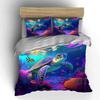 "Vivid Underwater Turtle Symphony" Bedding Sets Duvet Covers Pillowcases(1* Duvet Cover 2* Pillowcases Without Duvet Insert)
